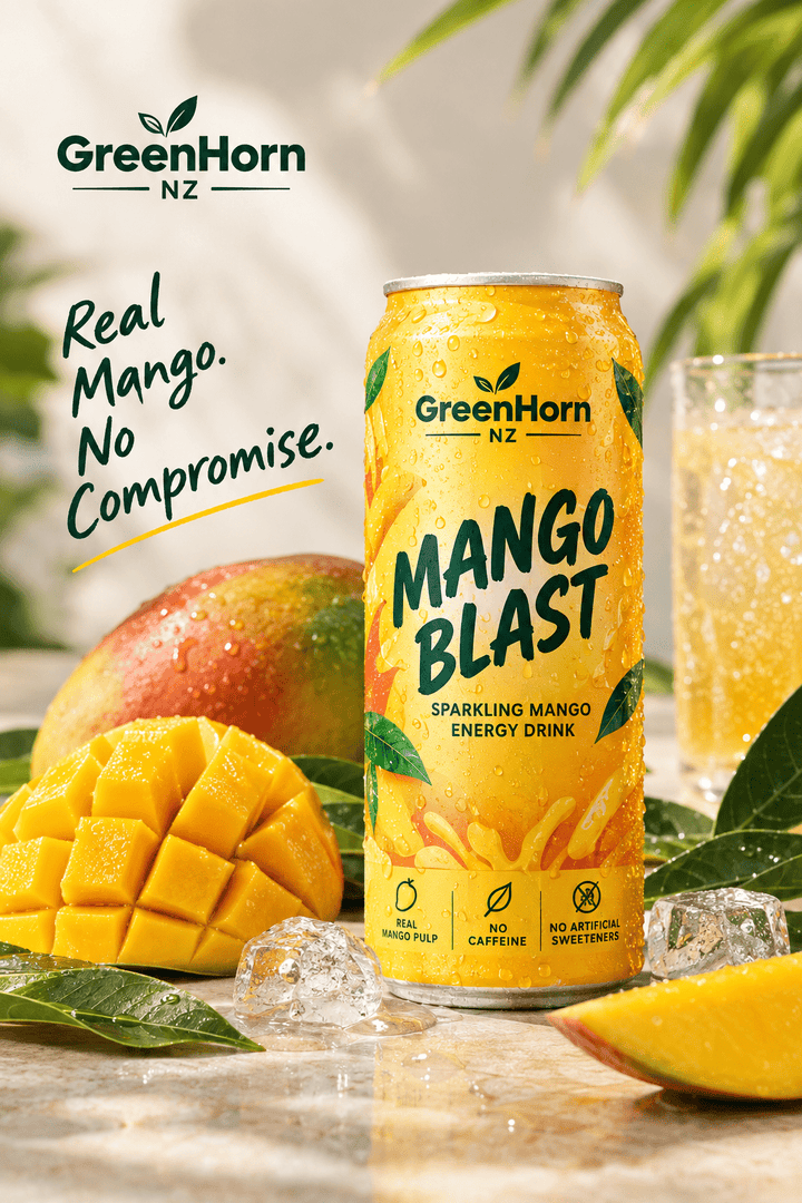 What's Actually in Your Can? The Story Behind GreenHorn NZ Mango Blast