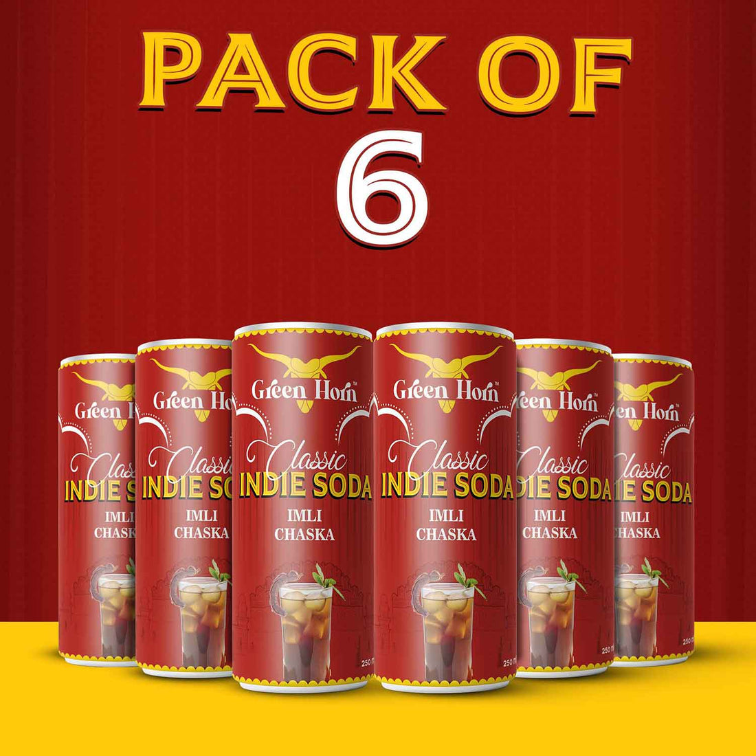 Green Horn Classic Indie Soda Imli Chaska