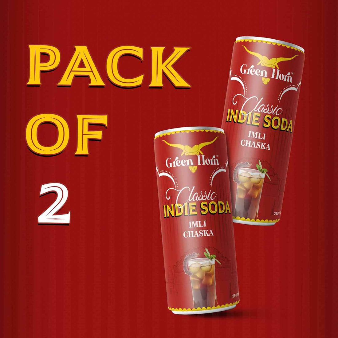 Green Horn Classic Indie Soda Imli Chaska