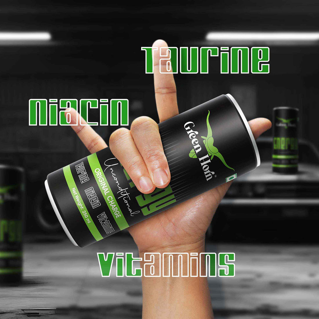 Green Horn Energy Unconditional Original Spark Drink
