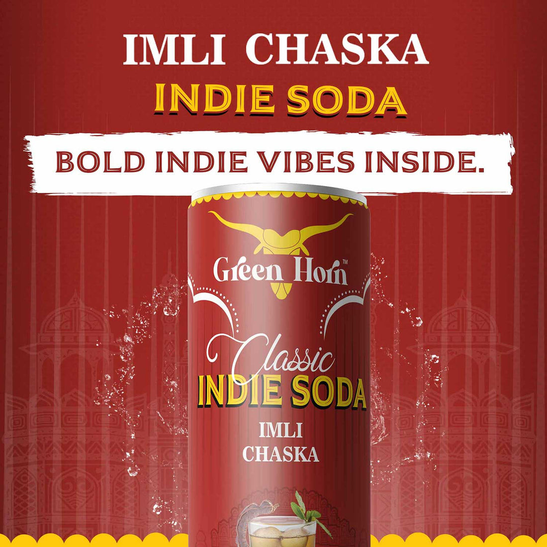 Green Horn Classic Indie Soda Imli Chaska