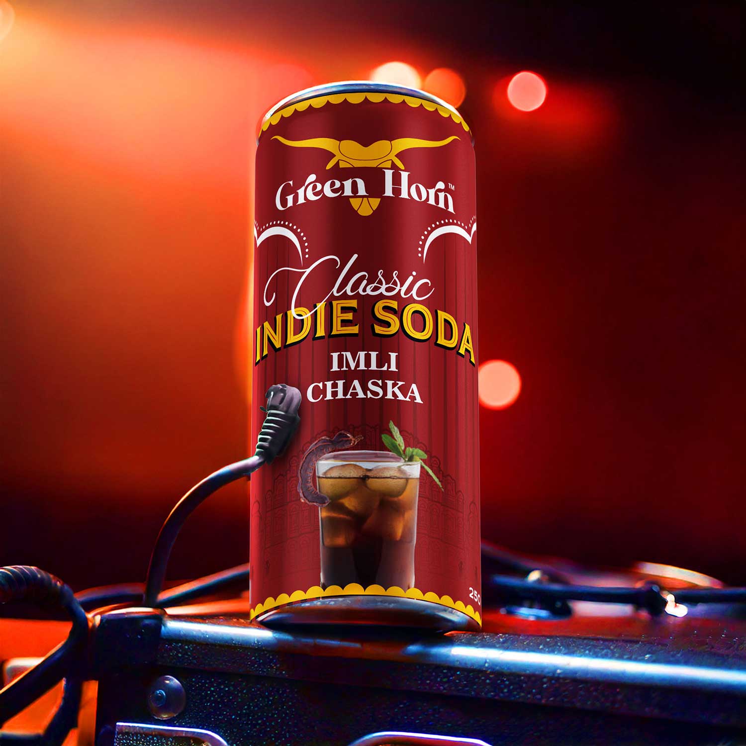 Green Horn Classic Indie Soda Imli Chaska