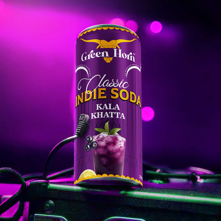 Green Horn Classic Indie Soda Kala Khatta