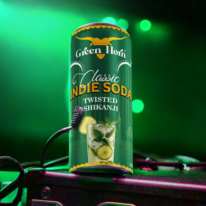 Green Horn Classic Indie Soda Twisted Shikanji